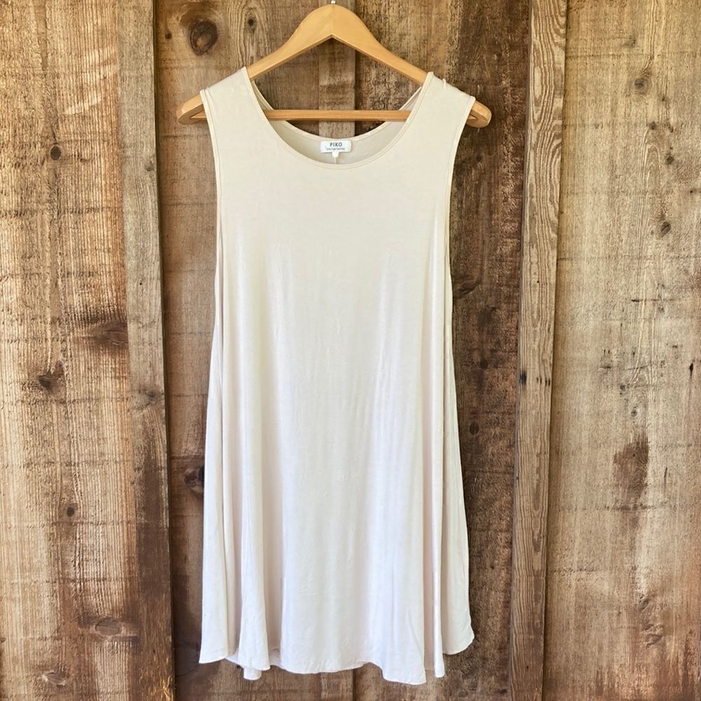 PIKO Bamboo Sleeveless Pull-over Knit Dress